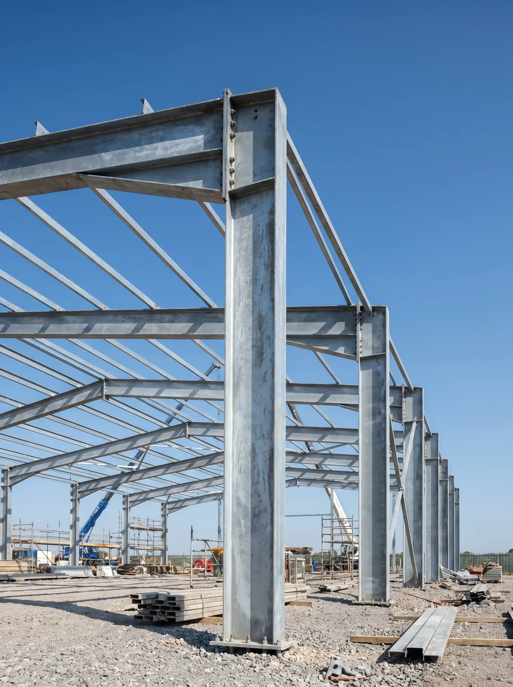 Estructura metálica de nave industrial